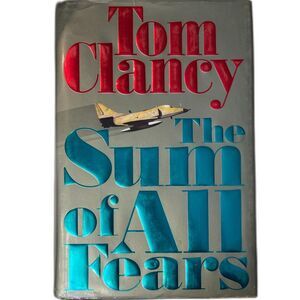 Tom Clancy The Sum of All Fears 1991 First Edition 1st Print political thriller